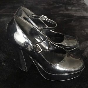 Black 6inch Pleaser Heels size 7